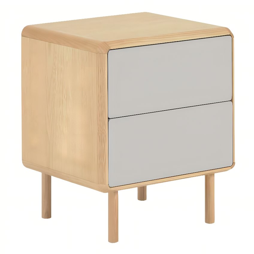 Kave Home Jasanový noční stolek Anielle 50 x 45 cm