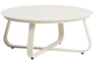 Kave Home Krémový zahradní stolek Tamaris Ø 80 cm