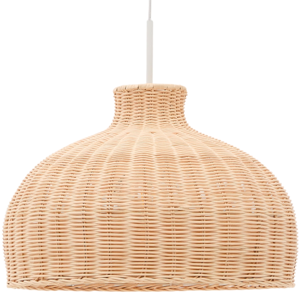Kave Home Ratanové stínidlo Ennia  Ø 38 cm