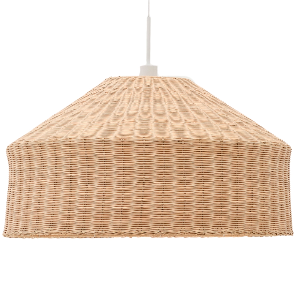 Kave Home Ratanové stínidlo Ennia  Ø 65 cm