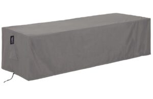 Kave Home Šedý ochranný obal na zahradní lehátko Iria 205 x 75 cm