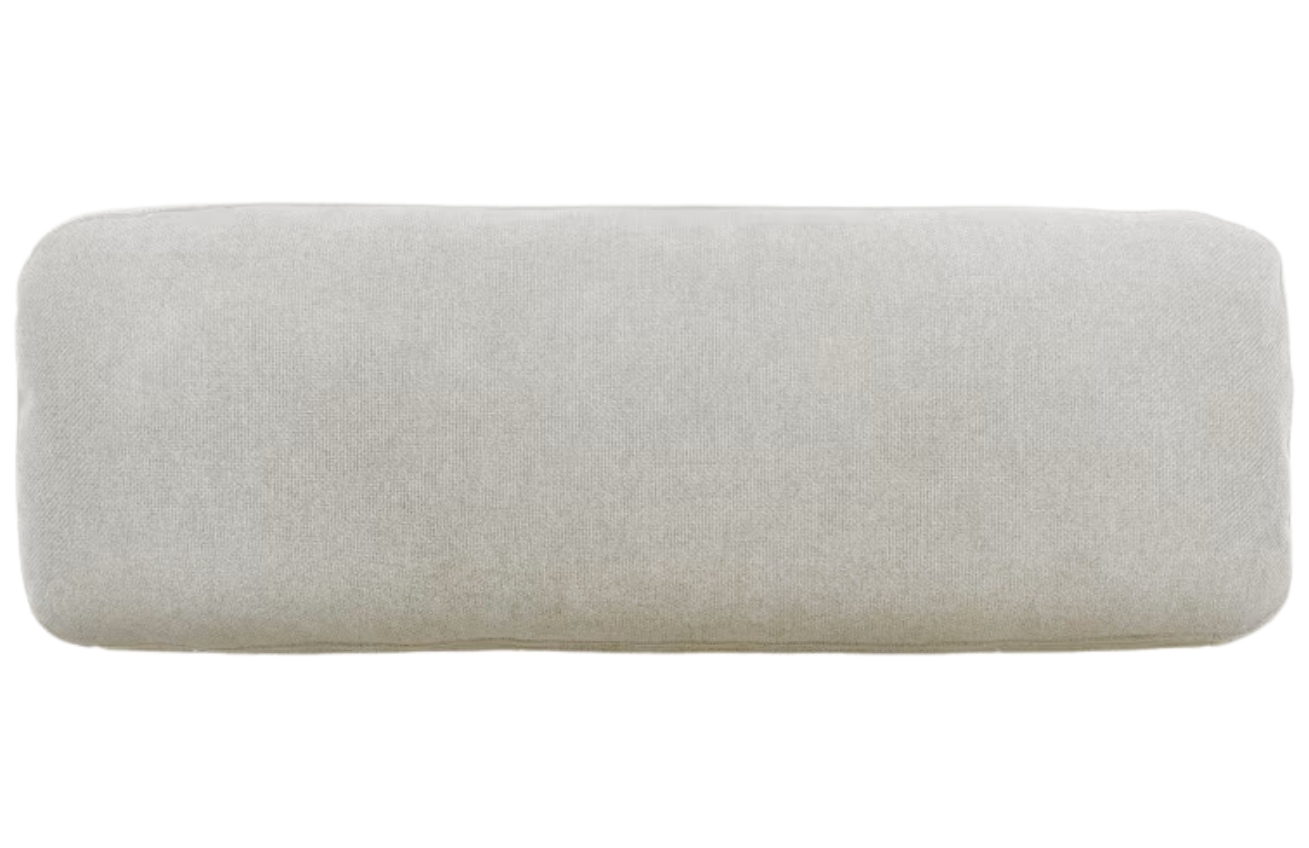 Kave Home Šedý polštář k pohovce Nuala 24 x 72 cm