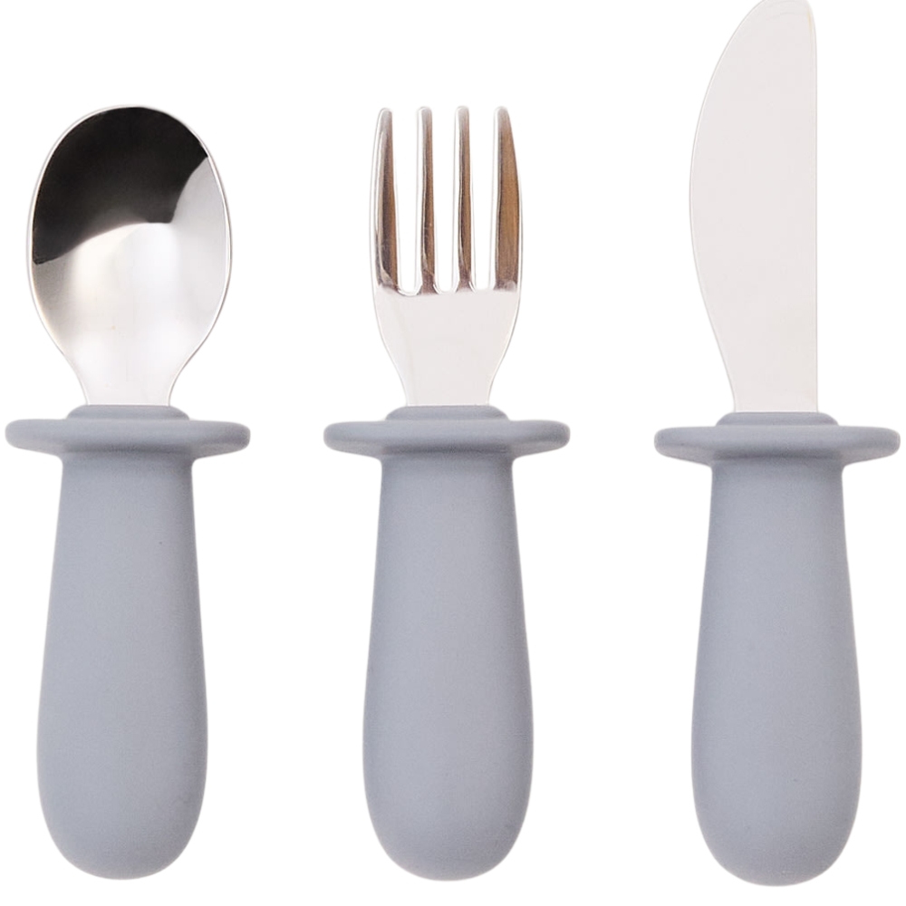 Kave Home Šedý příborový set Lili