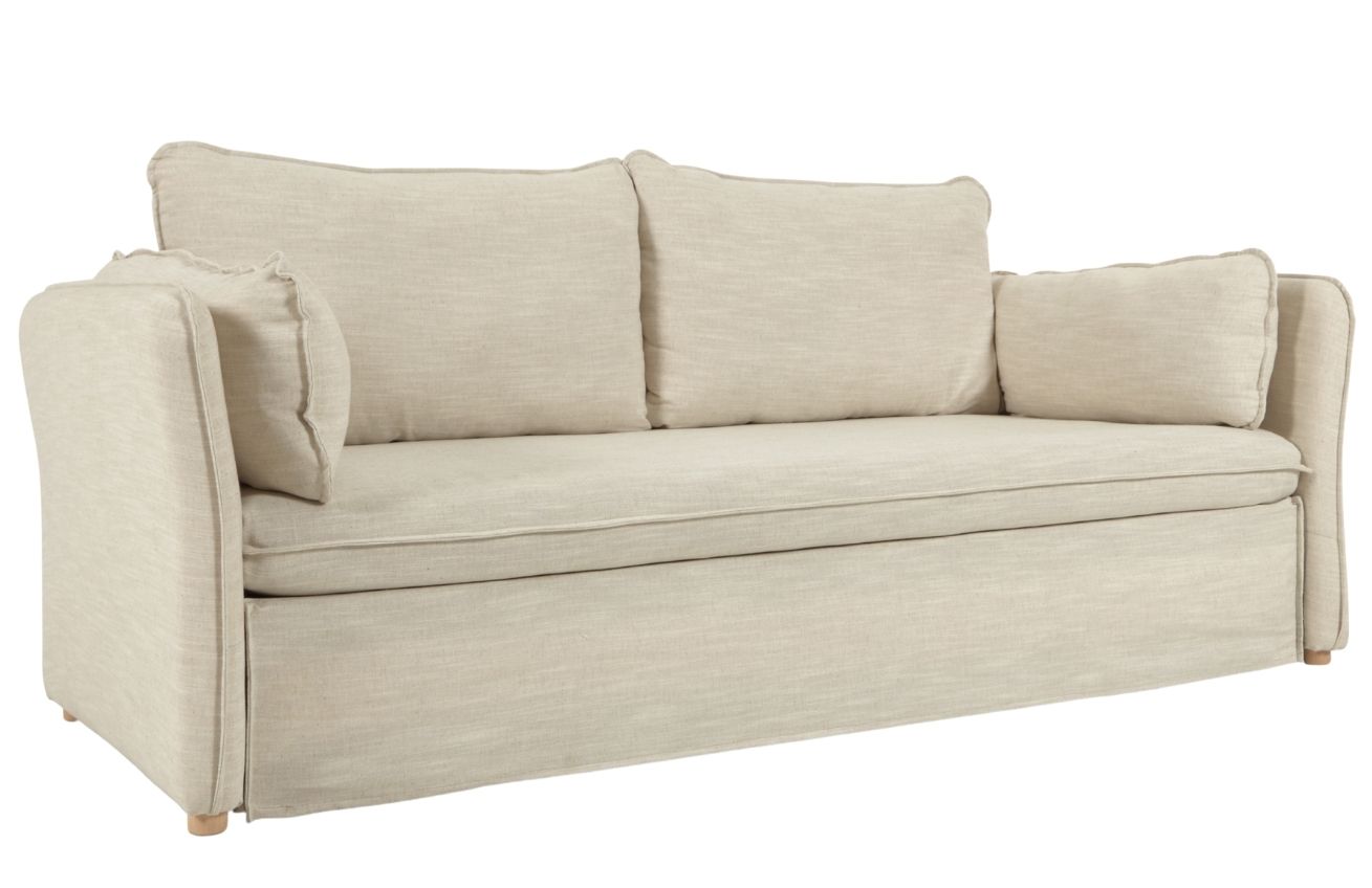 Kave Home Světle béžová rozkládací pohovka Tanit 210 cm
