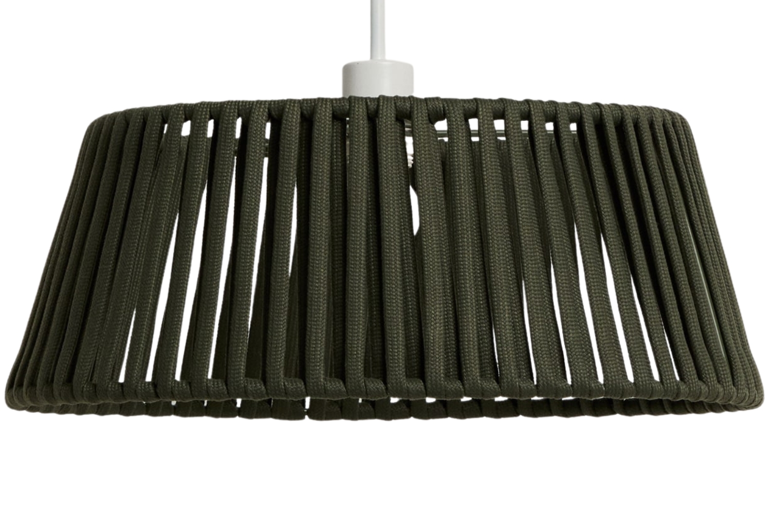 Kave Home Zelené závěsné stínidlo Aldet  Ø 46 cm
