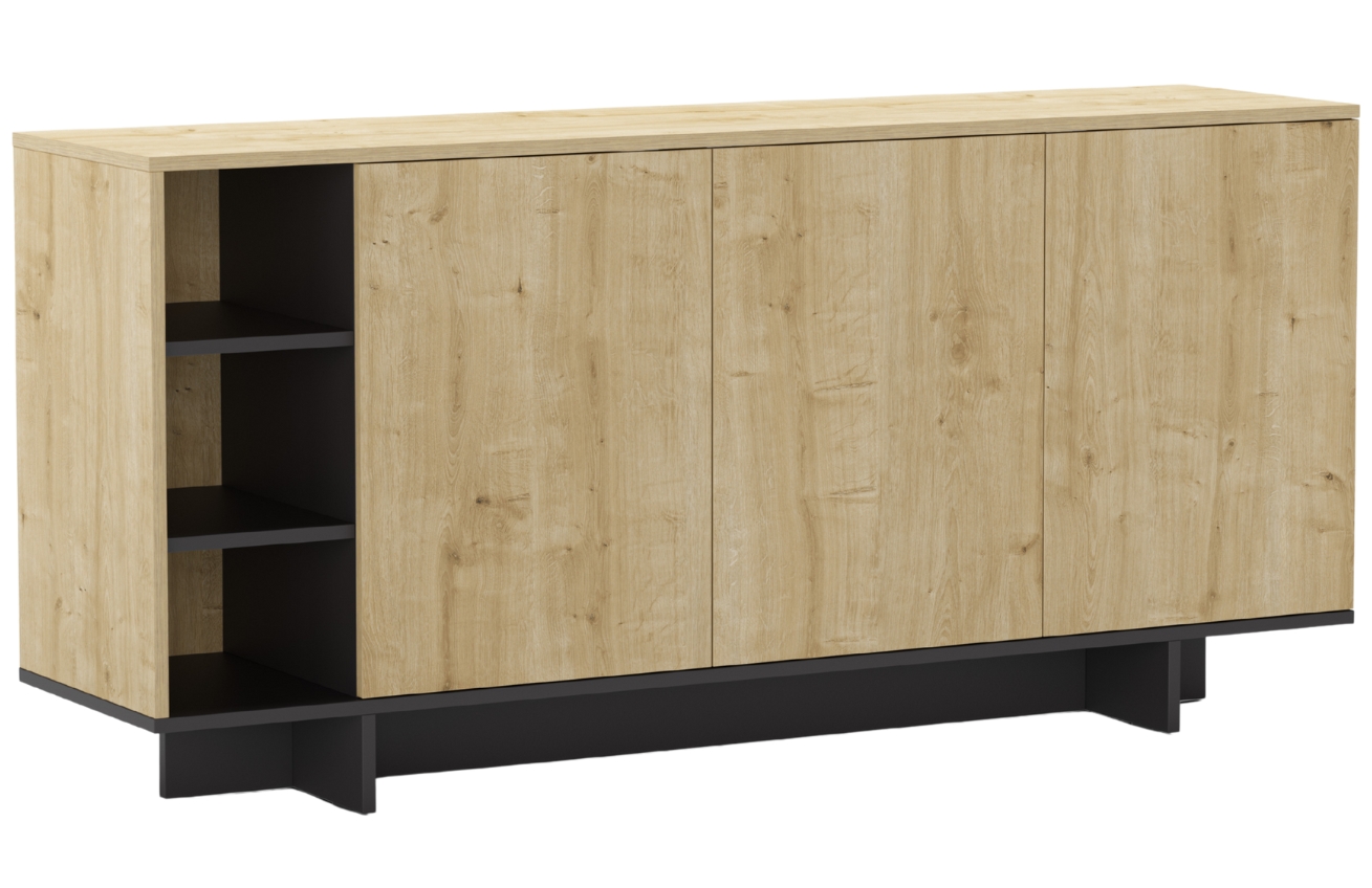 Marckeric Komoda Cequoia 170 x 40 cm s dubovým dekorem