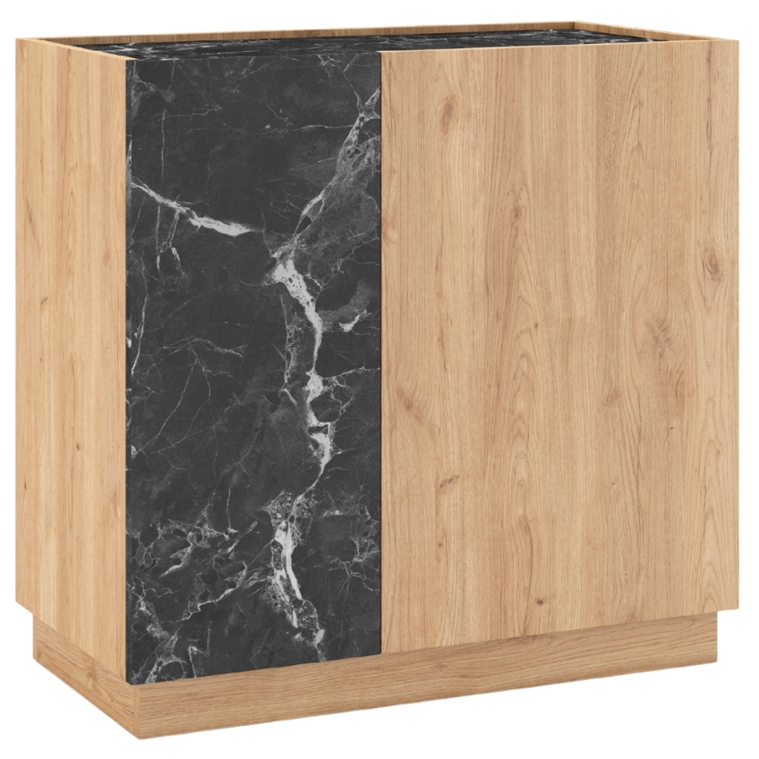 Marckeric Komoda Dione 80 x 42 cm s dubovým dekorem