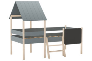 Marckeric Zelená dětská vyvýšená postel Mint 90 x 190 cm
