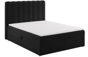 Micadoni Sametová boxspring postel Kelp 180 x 200 cm