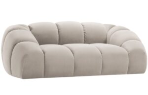 Micadoni Sametová pohovka Diana 214 cm