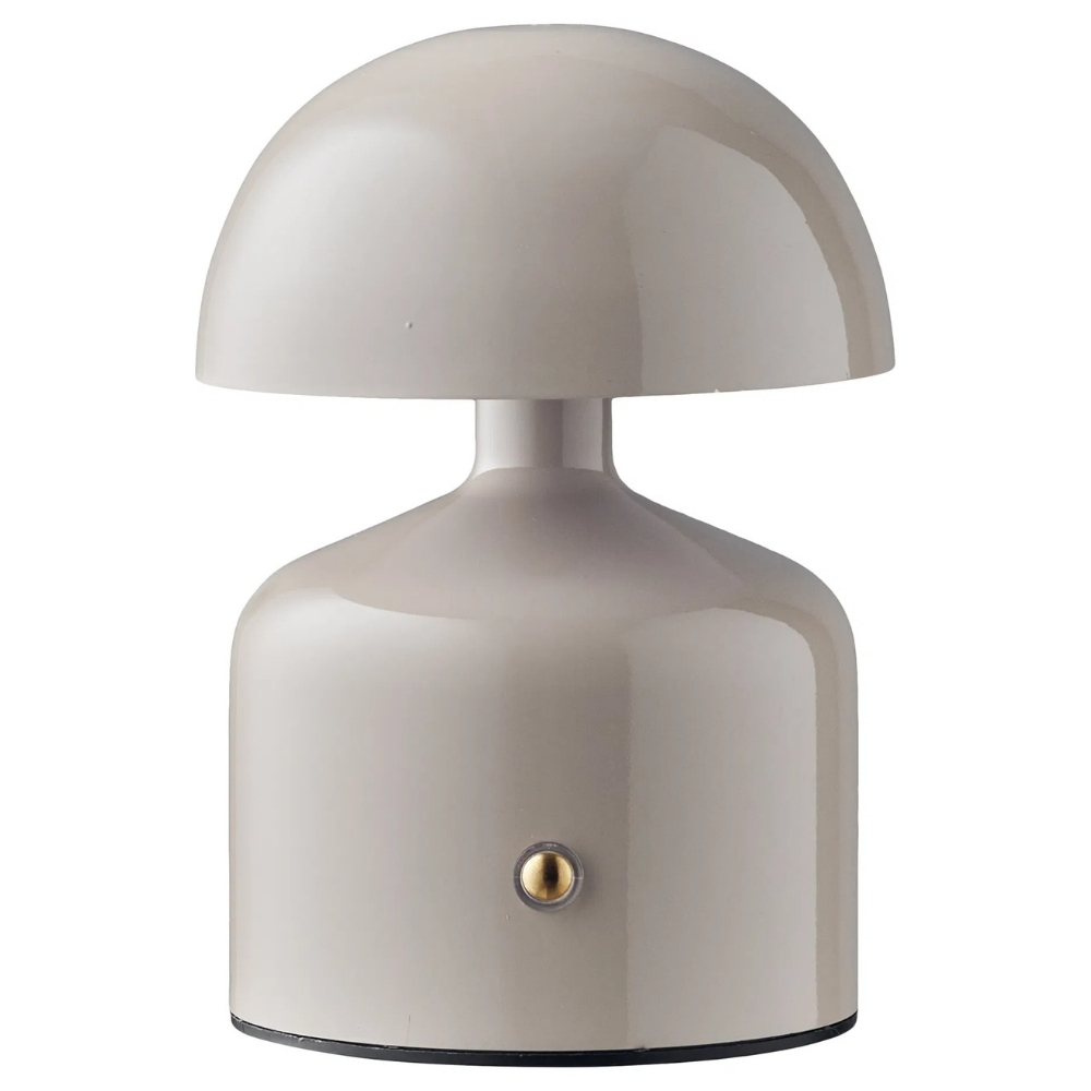 Nordic Living Šedá kovová stolní lampa Ailla 13