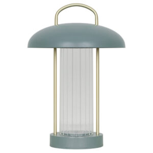 Nordlux Zelená kovová stolní LED lampa Mirano