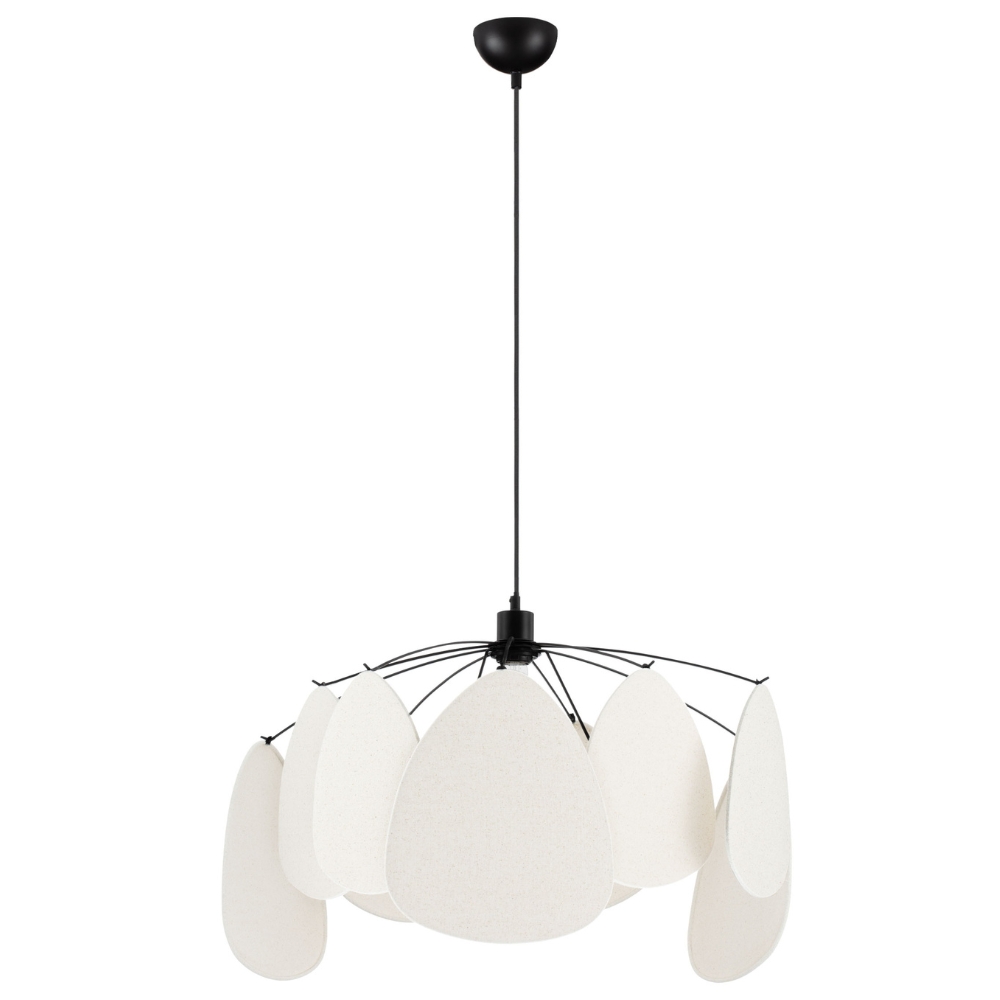 Nova Luce Béžové závěsné světlo Olina 70 cm