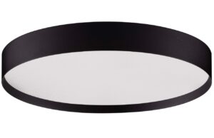 Nova Luce Černé kovové stropní LED světlo Roi 40 cm