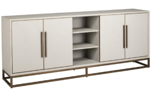 Richmond Dubová komoda Whitebone 225 x 47 cm