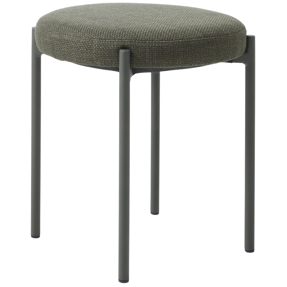 Unique Furniture Olivově zelená čalouněná stolička Pelican 48 cm