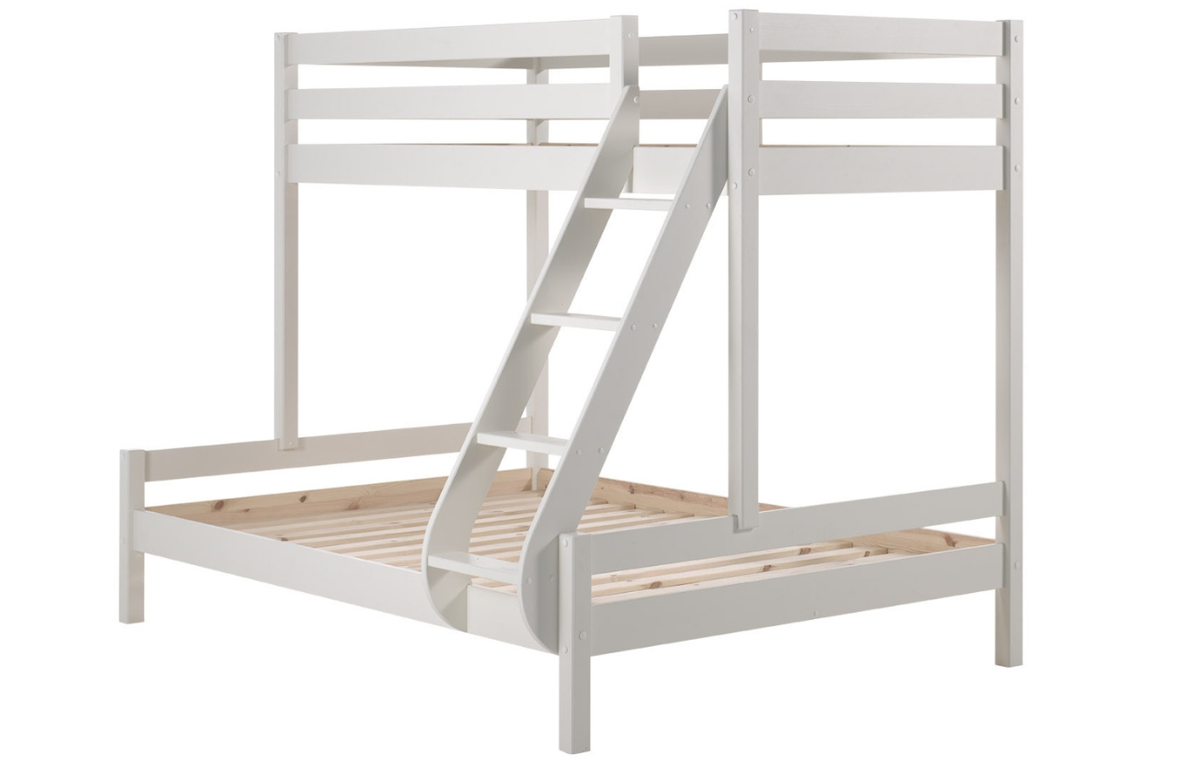 Vipack Dřevěná dvoupatrová postel Pino Martin 90 x 200 cm
