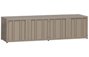 WOOOD Kovový TV stolek Lavene 160 x 44 cm