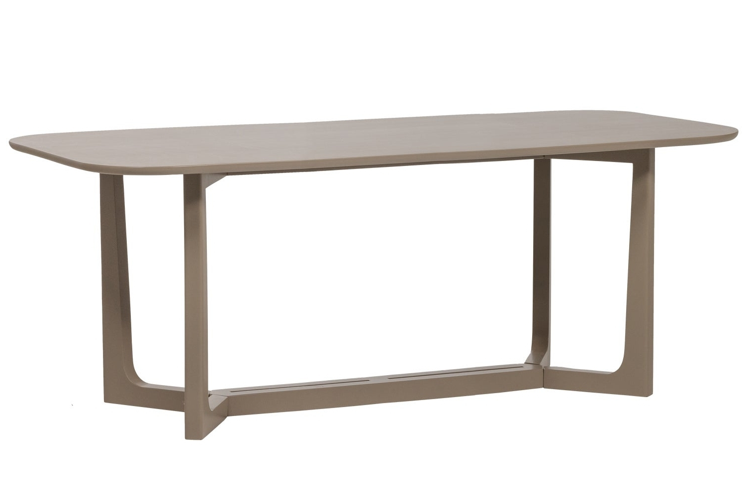 WOOOD Šedobéžový dřevěný jídelní stůl Ferion 180 x 90 cm