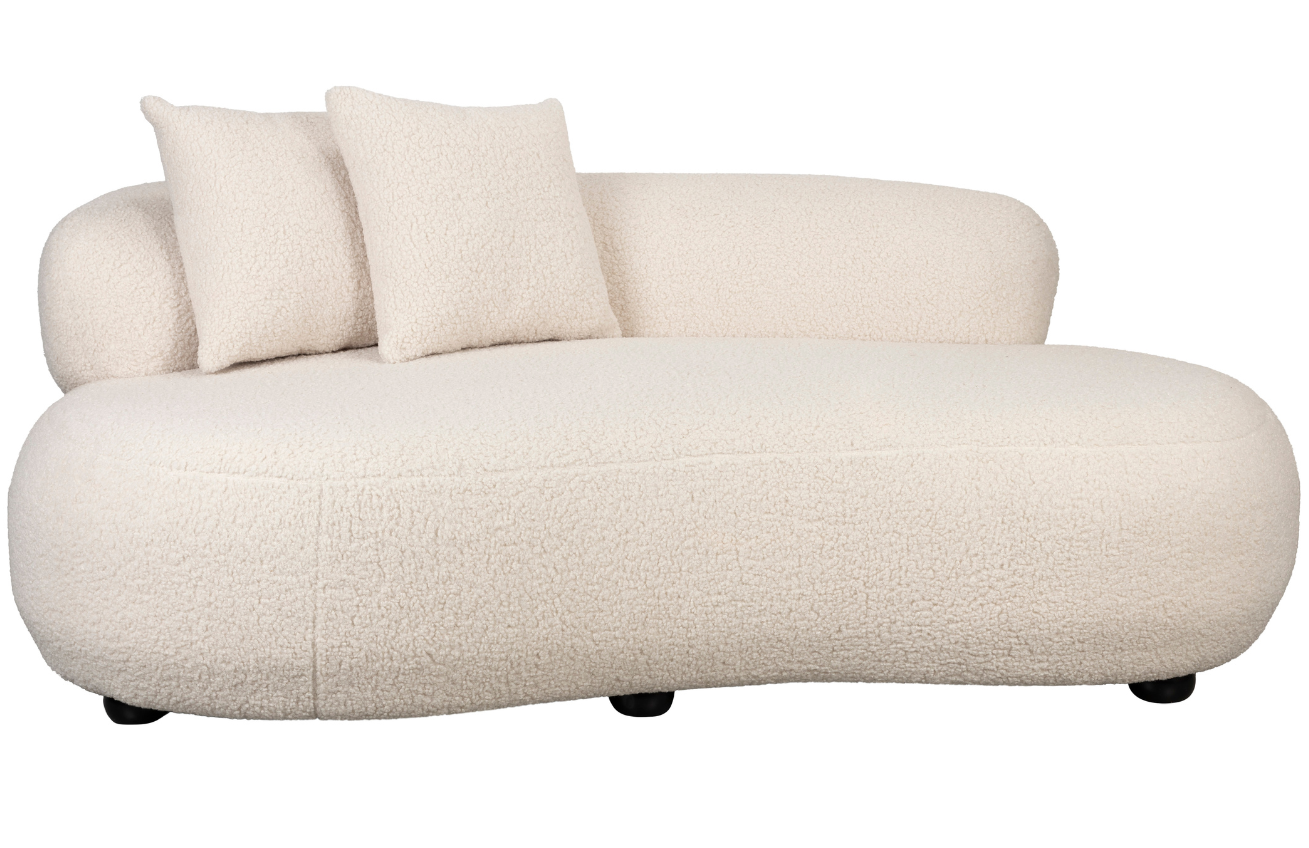 White Label Bouclé pohovka NOXX 185 cm