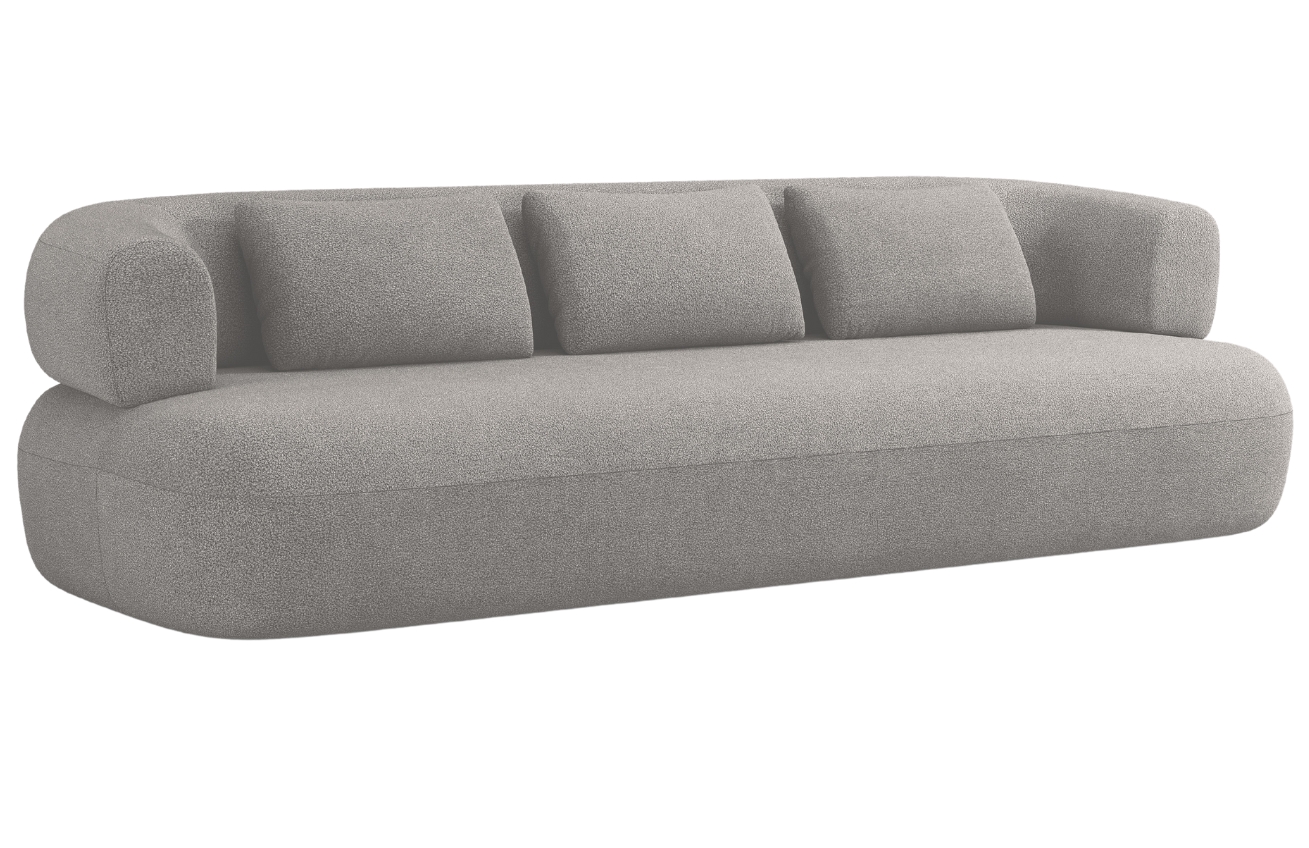 Windsor & Co Bouclé pohovka Aldrin 226 cm