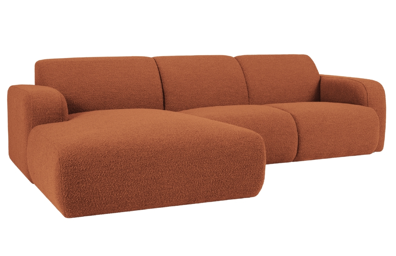 Windsor & Co Bouclé rohová pohovka Lola 250 cm