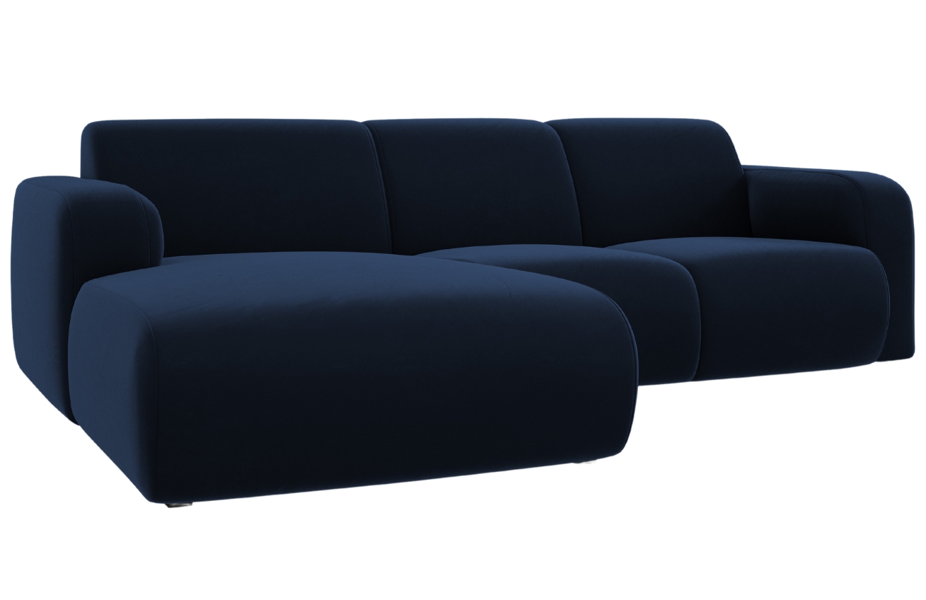 Windsor & Co Sametová rohová pohovka Lola 250 cm