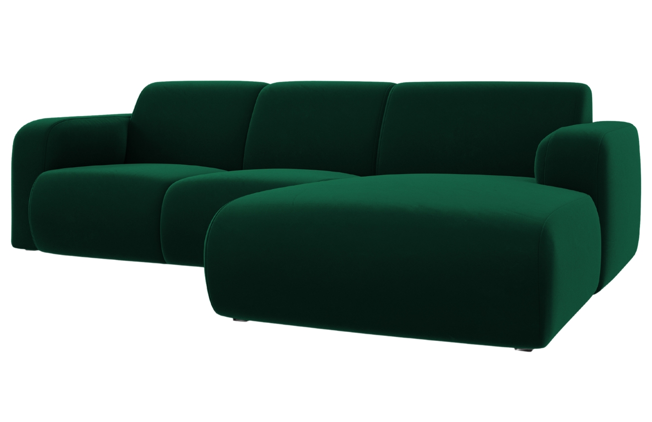 Windsor & Co Sametová rohová pohovka Lola 250 cm