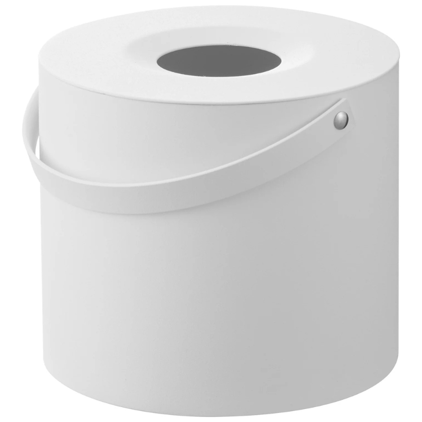 YAMAZAKI Kovový box na ubrousky Tower 17 cm