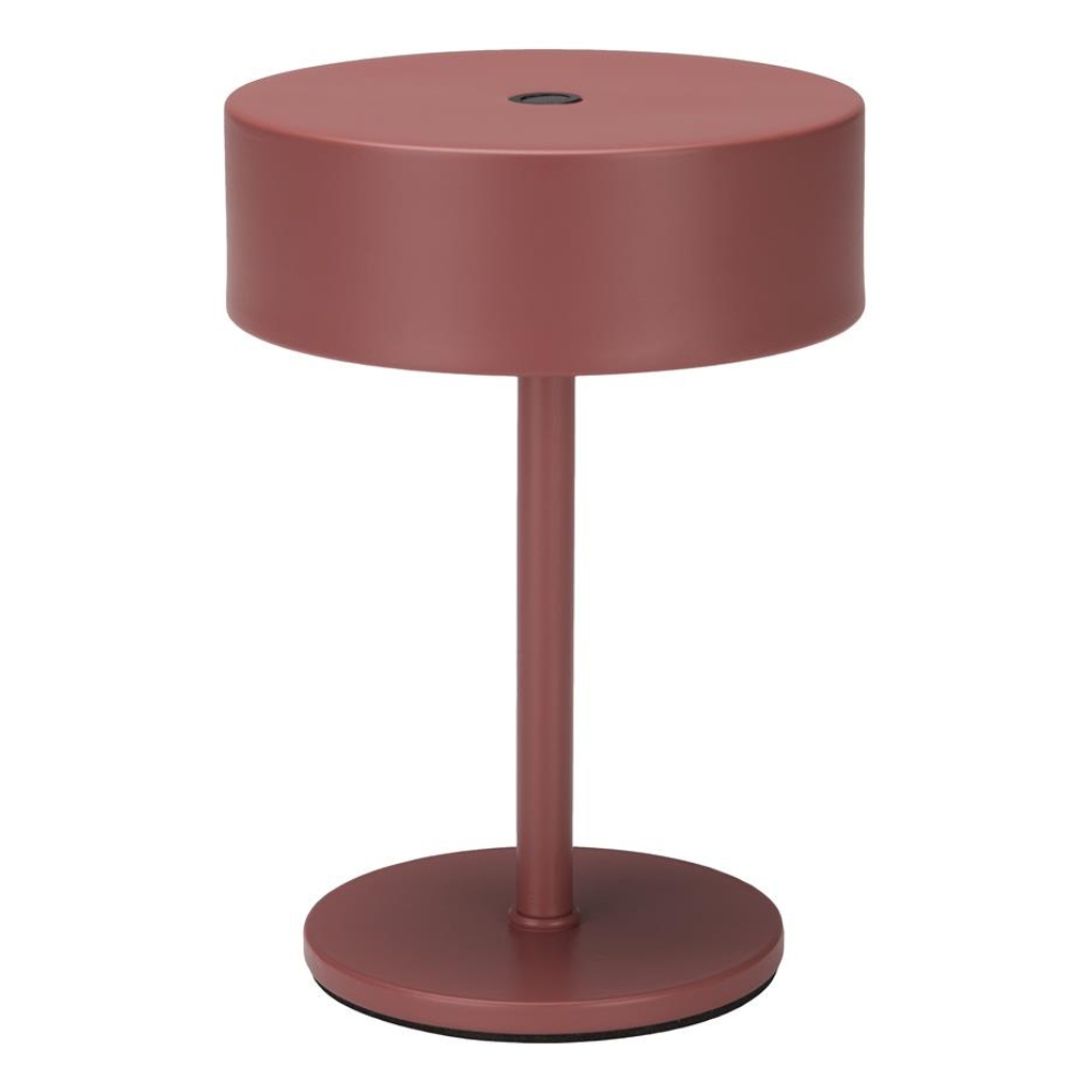 Zuiver Růžová kovová nabíjecí stolní LED lampa MINI