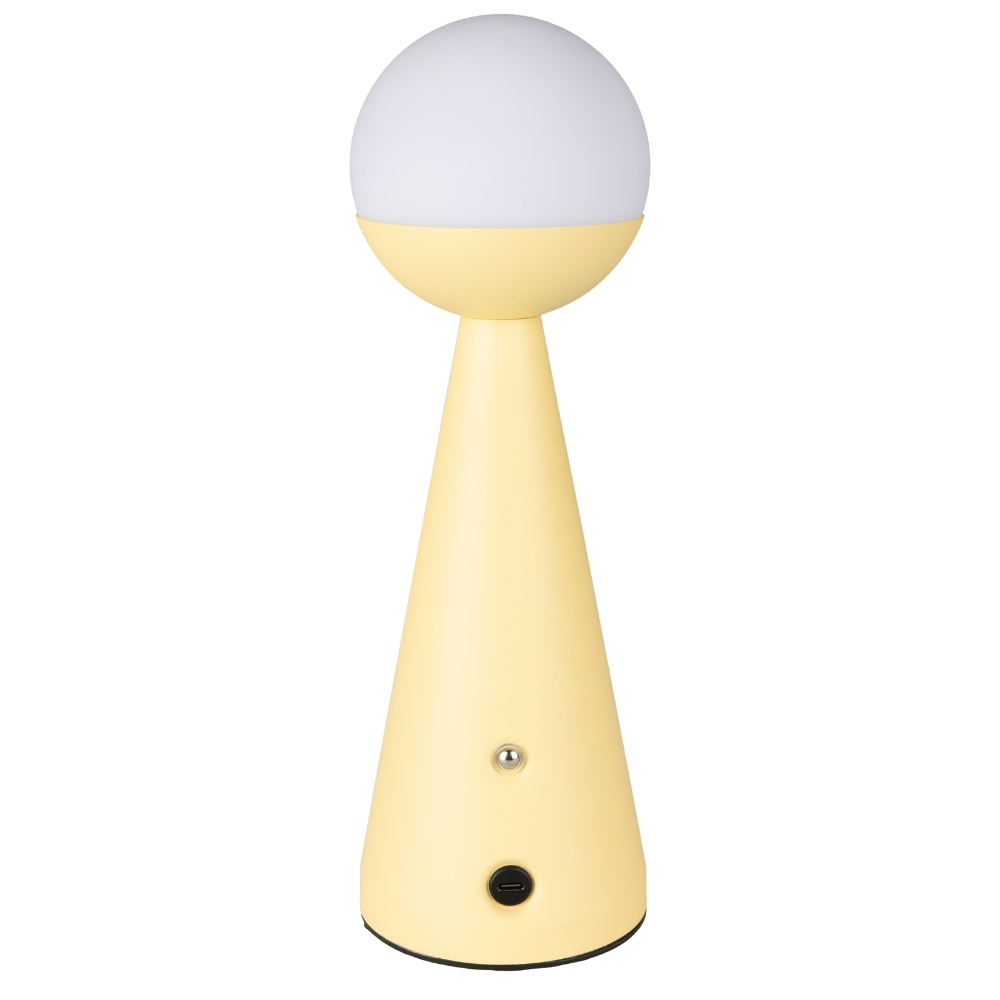 Zuiver Žlutá kovová dobíjecí stolní LED lampa BELLO