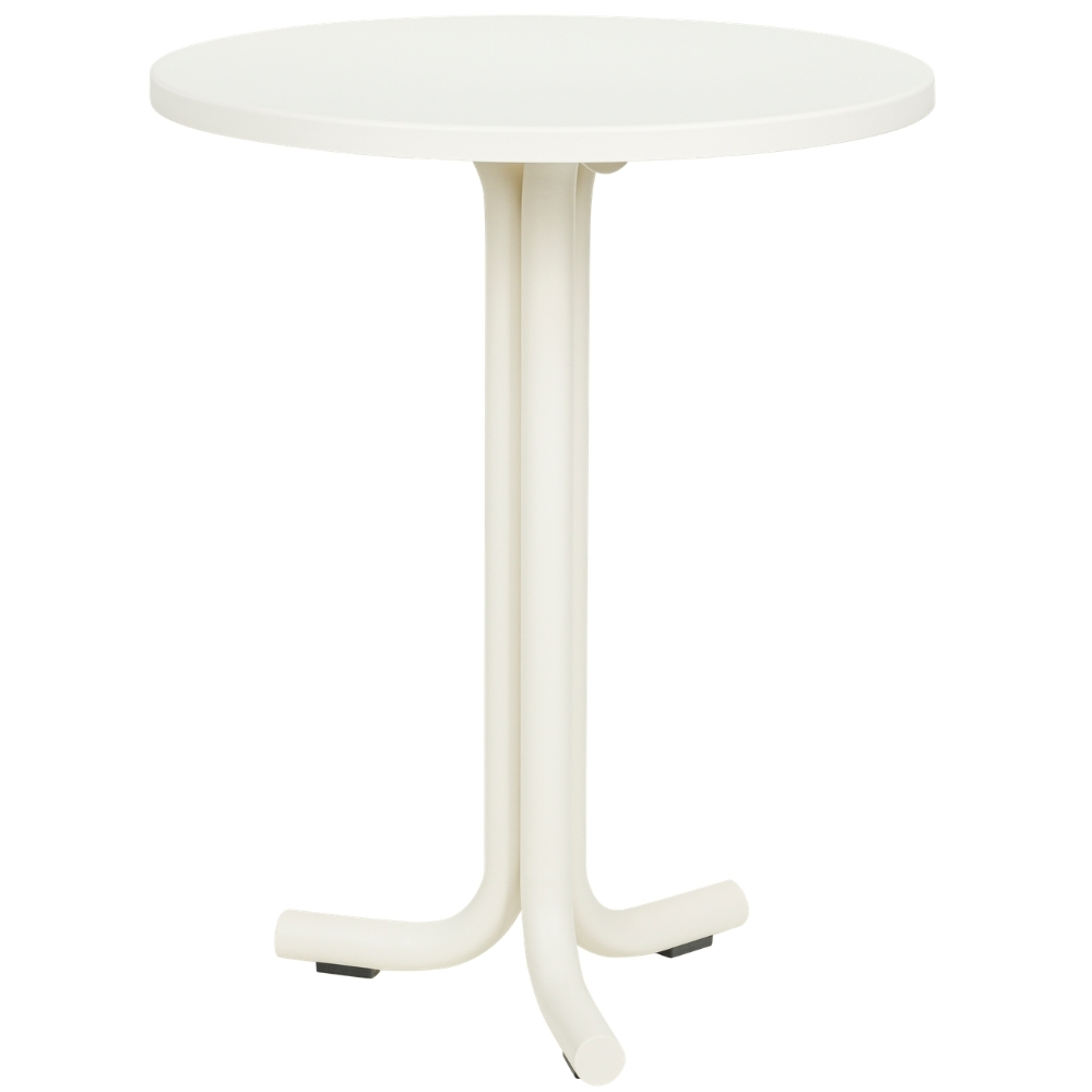 noo.ma Béžový kovový zahradní bistro stolek Nokk ⌀ 59 cm