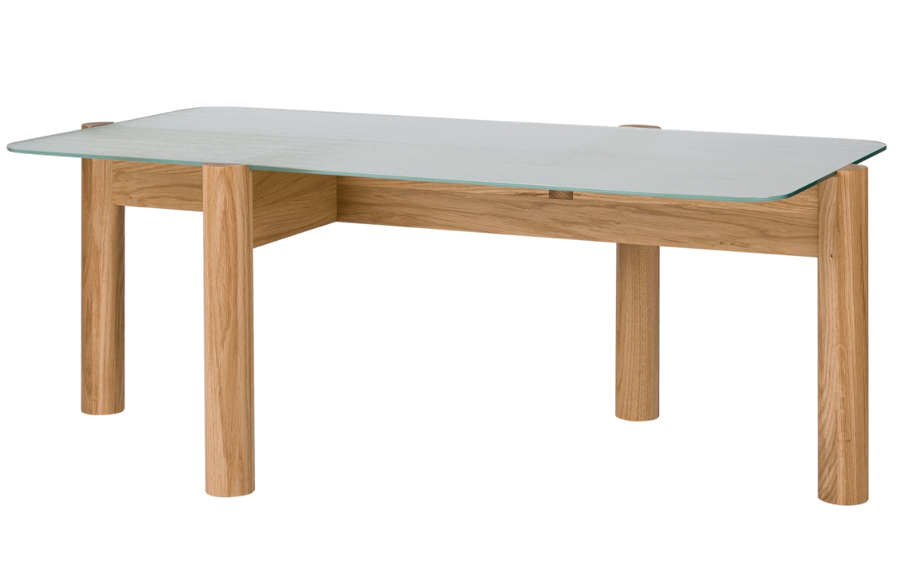 noo.ma Skleněný konferenční stolek Kob 105 x 55 cm